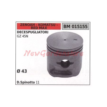 Piston ZENOAH GZ 45N débroussailleuse 015155 | Newgardenstore.eu