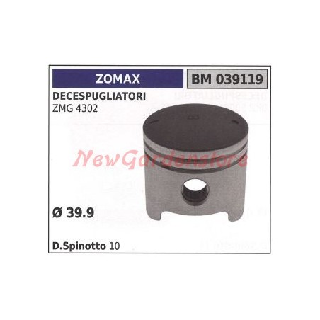 Piston de débroussailleuse ZOMAX ZMG 4302 039119 | Newgardenstore.eu