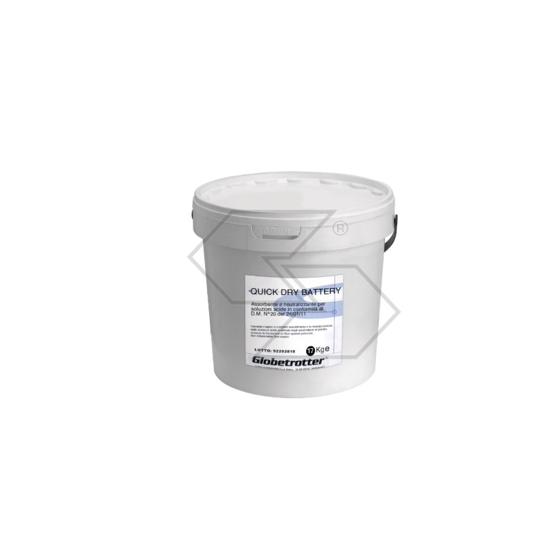 Battery acid absorption powder content 17 kg