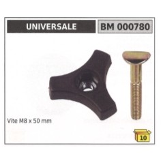 Bouton de poignée UNIVERSEL tondeuse vis M8 x 50 mm 000780 | Newgardenstore.eu