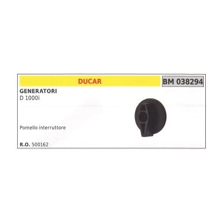 Pomello interruttore DUCAR per generatore D 1000i | Newgardenstore.eu