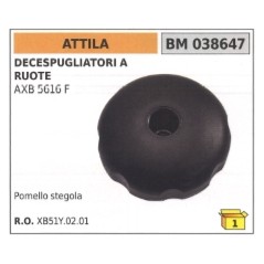 Pomello regolatore stegola ATTILA decespugliatore a ruote AXB5616F XB51Y.02.01 | Newgardenstore.eu