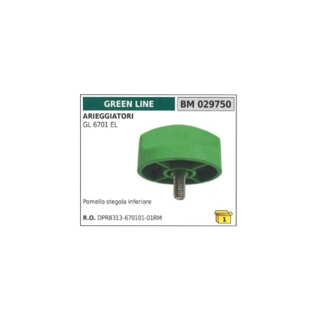 Bouton inférieur scarificateur GREEN LINE GL6701EL YT6701 | Newgardenstore.eu
