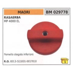 Bottom handle knob MAORI lawn mower MP4000EL 8313-511001-0017010 | Newgardenstore.eu