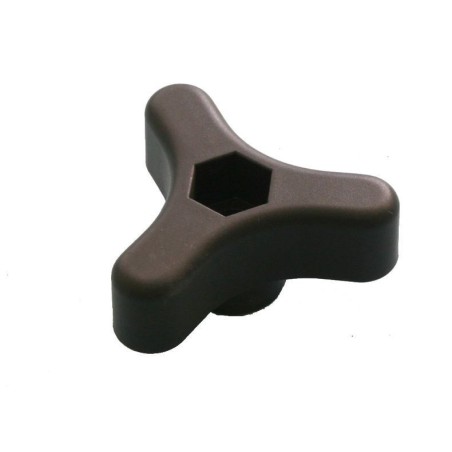 Knob for lawn mower handles with nut seat M8 456000 GGP | Newgardenstore.eu