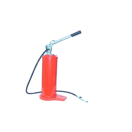 Barrel pump for grease with handle rubber hose tap rigid tube head | Newgardenstore.eu