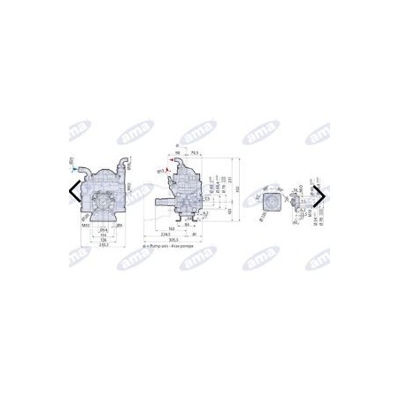 Bomba AR 30 SP 2 membranas para pulverización 34169