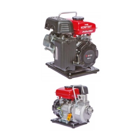 KONTIKY P25/80 selbstansaugende Pumpe R80-V 4-Takt 80cc Benzinmotor | | Newgardenstore.eu