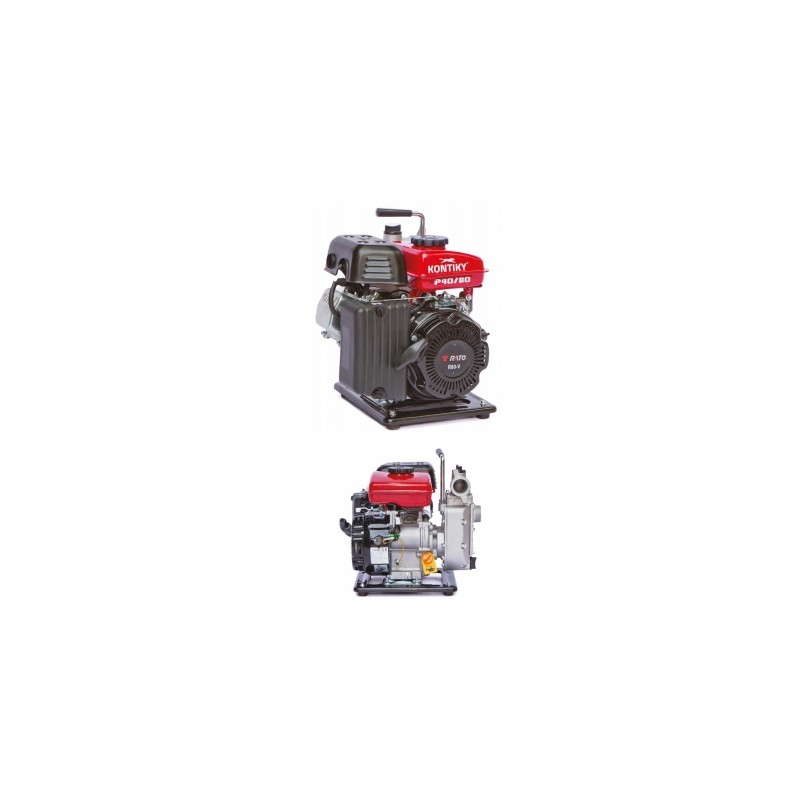 KONTIKY P40/80 selbstansaugende Pumpe R80-V 4-Takt 80cc Benzinmotor |