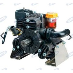 Aluminium pump with 3 diaphragms semi-hydraulic piston for irrigation 91556