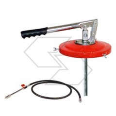 Manual grease pump for 4.5 / 5 Kg buckets hose 1.50m head 4 jaws