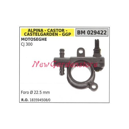 Bomba de aceite ALPINA para motor de motosierra CJ 300 029422 | Newgardenstore.eu