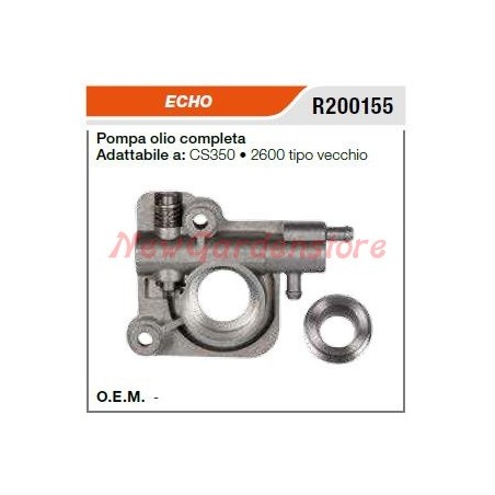 ECHO pompe à huile tronçonneuse CS350 2600 TYPE OLD avec réducteur à vis sans fin en métal | Newgardenstore.eu