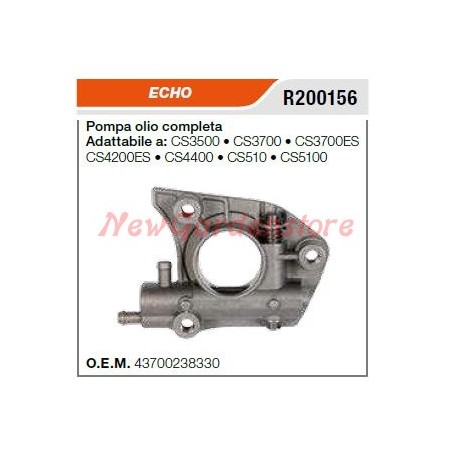 ECHO chainsaw oil pump CS3500 3700 3700ES 4200ES R200156 | Newgardenstore.eu