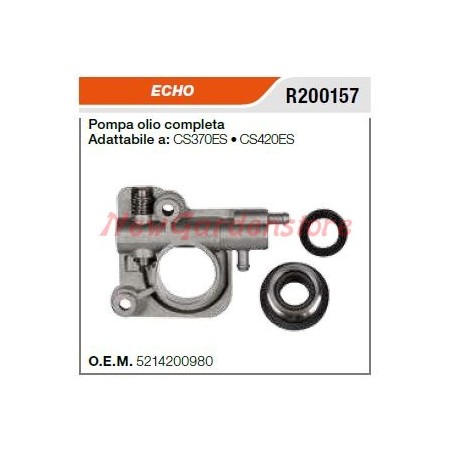 ECHO chainsaw oil pump CS370ES 420ES R200157 | Newgardenstore.eu