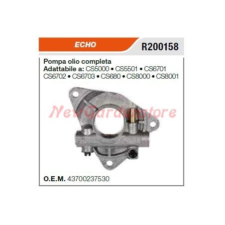 ECHO oil pump chainsaw CS5000 5501 6701 6702 6703 680 8000 8001 R200158 | Newgardenstore.eu