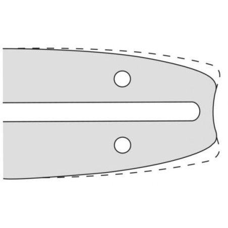 Guide-chaîne longueur 30cm pas 3/8'' épaisseur 1.3mm compatible OREGON A041