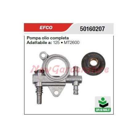 Bomba de aceite EFCO motosierra oleomac gs 260 125 MT2600 50160207 ORIGINAL | Newgardenstore.eu