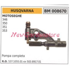 Pompe à huile pour moteur de tronçonneuse HUSQVARNA 340 345 351 353 008670 | Newgardenstore.eu