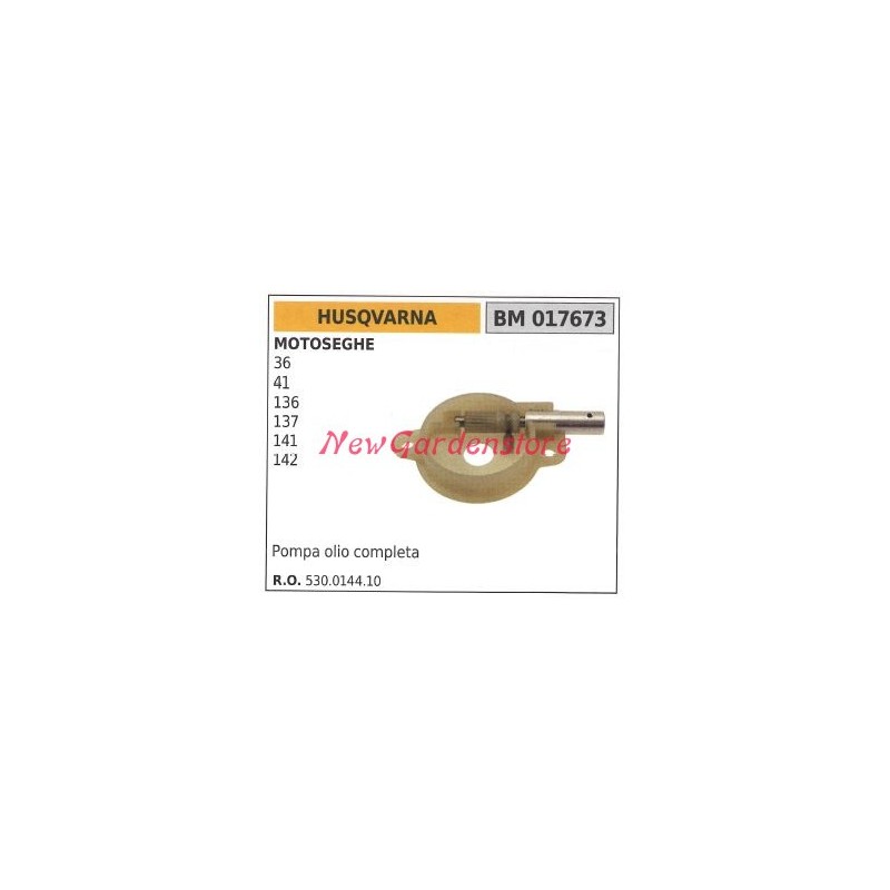 Bomba de aceite HUSQVARNA motor motosierra 36 40 41 136 137 141 142 017673