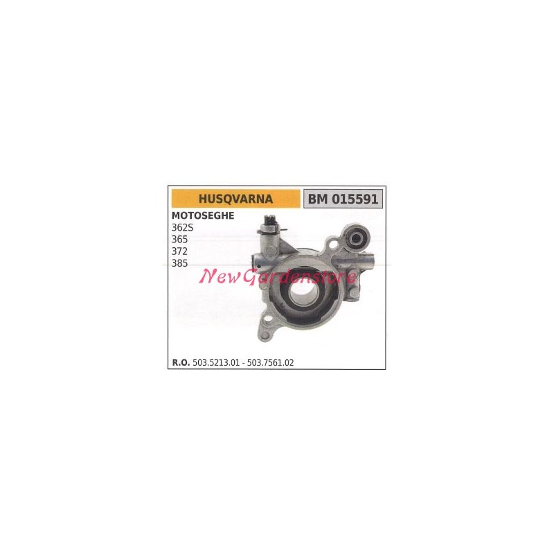 Bomba de aceite motor motosierra HUSQVARNA 362S 365 372 385 015591