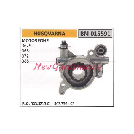 Ölpumpe HUSQVARNA Kettensäge Motor 362S 365 372 385 015591 | Newgardenstore.eu