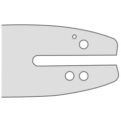 Kettensägeschiene Länge 30cm Teilung 3/8'' Dicke 1,3mm kompatibel OREGON A218 | Newgardenstore.eu
