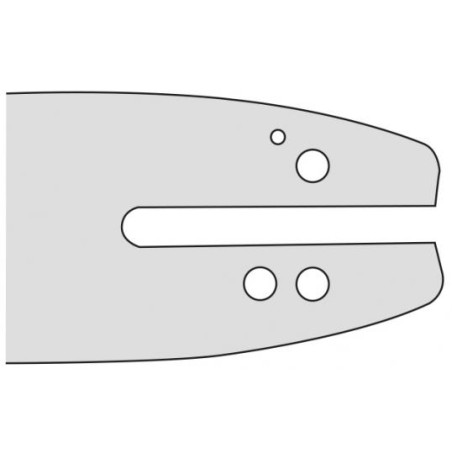 Chainsaw bar length 30cm pitch 3/8'' thickness 1.3mm compatible OREGON A218