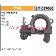 STIHL chain saw engine oil pump 024 026 MS 240 260 017060 | Newgardenstore.eu