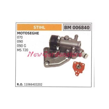 STIHL chain saw engine oil pump 070 090 090G MS 720 006840 | Newgardenstore.eu