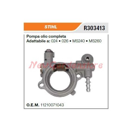 STIHL chainsaw oil pump 024 026 MS240 MS260 R303413 | Newgardenstore.eu