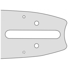 Barre de scie longueur 40 cm pas de chaîne 3/8'' épaisseur de chaîne 1,6 mm OREGON D025