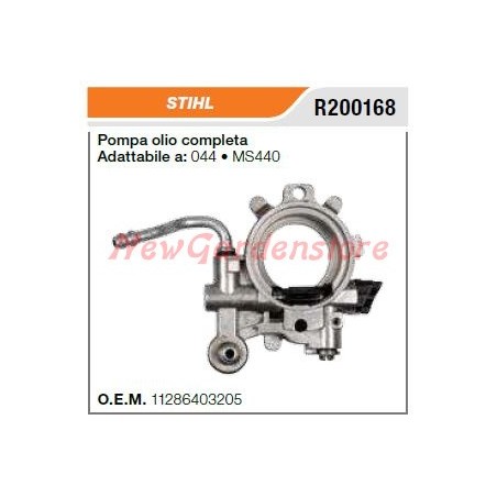 Bomba de aceite para motosierras STIHL 044 MS440 R200168 | Newgardenstore.eu