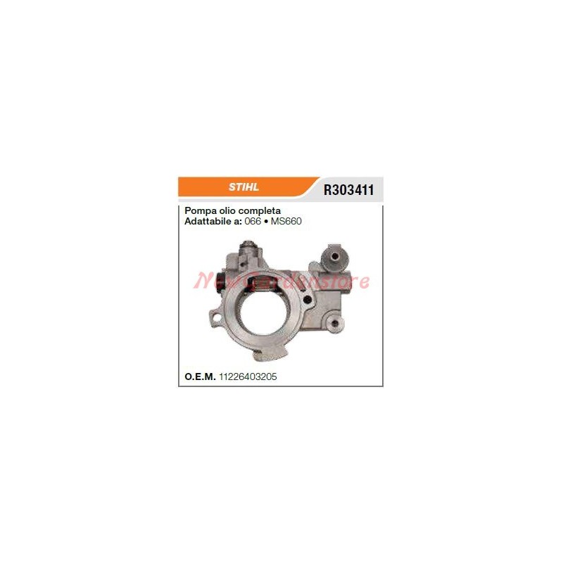 Bomba de aceite para motosierras STIHL 066 MS660 R303411