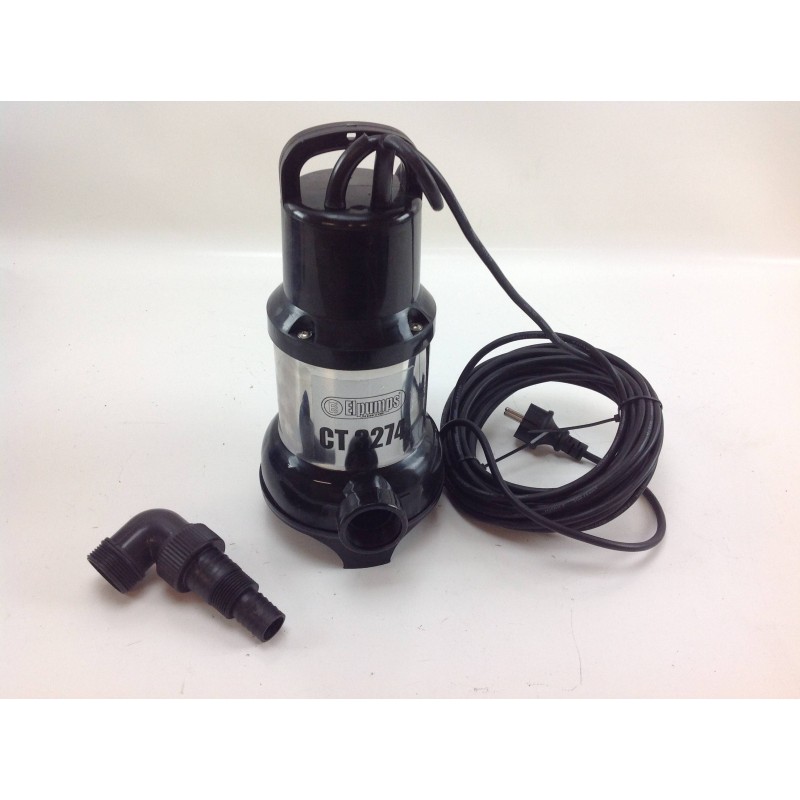 CT 3274 ELPUMPS Bomba sumergible de acero inoxidable de 600 vatios con accesorios