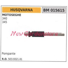 Cylindre pompe à huile HUSQVARNA moteur tronçonneuse 340 345 015615