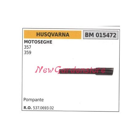 Pompe à huile HUSQVARNA pour moteur de tronçonneuse 357 359 015472 | Newgardenstore.eu