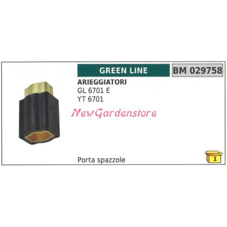 Porta spazzola GREEN LINE per arieggiatori GL 6701 E YT 6701 029758 | Newgardenstore.eu