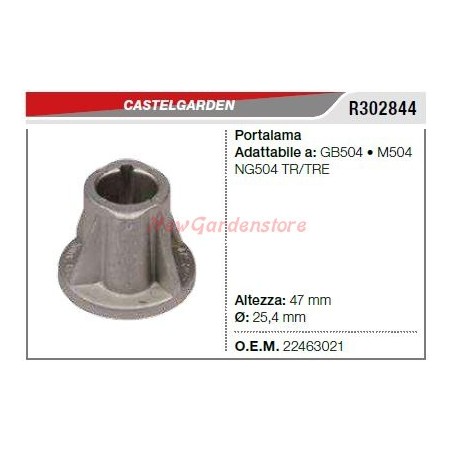 CASTELGARDEN portacuchillas cortacésped GB504 M504 R302844 | Newgardenstore.eu