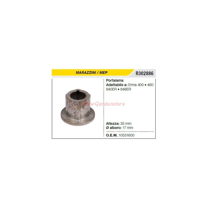 Portacuchillas MEP para cortacésped Erma 400 460 840ER 846ER R302886