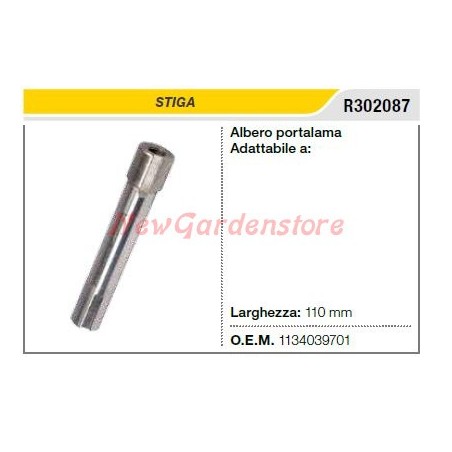 STIGA porte-lame pour tondeuse à gazon R302087 | Newgardenstore.eu