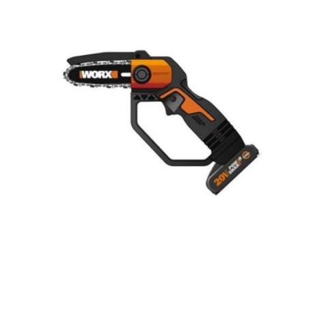 WORX WG324E 20 V cordless chain pruner and charger included | Newgardenstore.eu