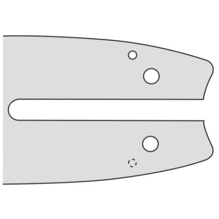 Kettensägeschiene Länge 40cm Radstand 325'' Dicke 1.6mm kompatibel OREGON A074