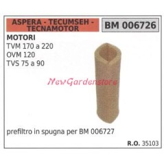 Prefiltro aria ASPERA motore rasaerba tosaerba tagliaerba TVM 170-220 006726 | Newgardenstore.eu