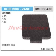 Préfiltre à air BLUE BIRD pour moteurs N 45 P 27 P 35 038430