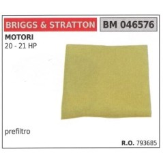 BRIGGS & STRATTON filtre à air pour tondeuse à gazon 20 21HP | Newgardenstore.eu