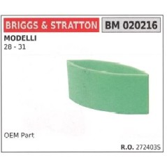 BRIGGS & STRATTON air prefilter lawn mower mower 28 31 272403S | Newgardenstore.eu