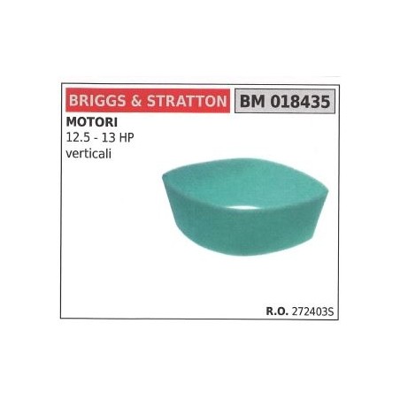 BRIGGS&STRATTON prefiltro de aire cortacésped cortacésped 12.5 13HP vertical | Newgardenstore.eu