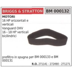 BRIGGS&STRATTON filtro de aire cortacésped cortacésped 16HP vertical | Newgardenstore.eu