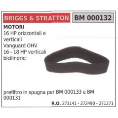 Prefiltro aria BRIGGS&STRATTON rasaerba tosaerba tagliaerba 16HP verticali | Newgardenstore.eu